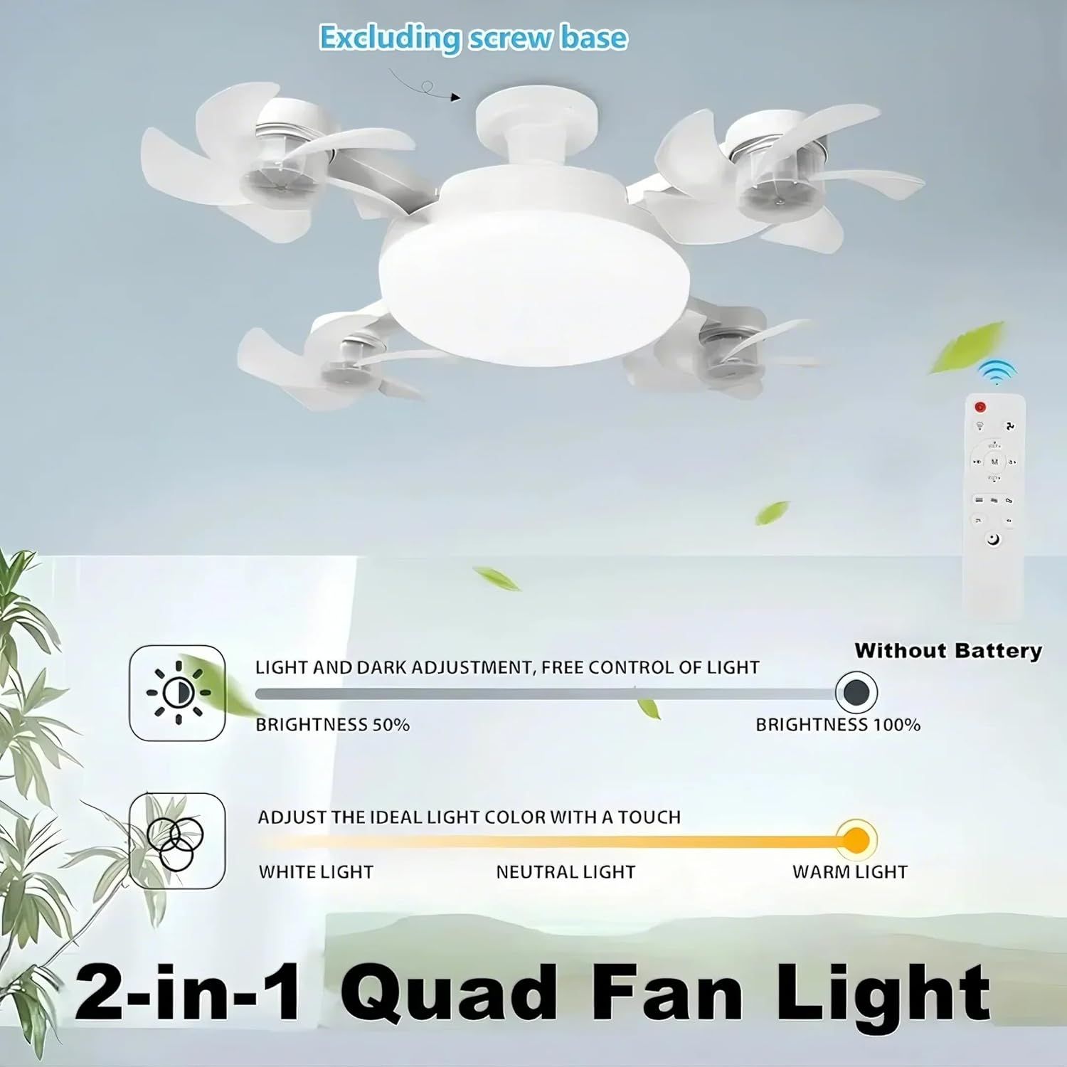 F4- Multifunctional Fan Light